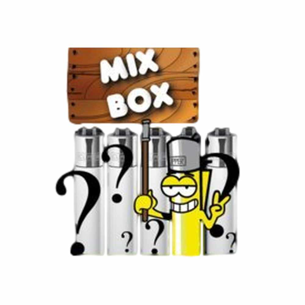 5 Stück CLIPPER Mix Box Classic Feuerzeuge